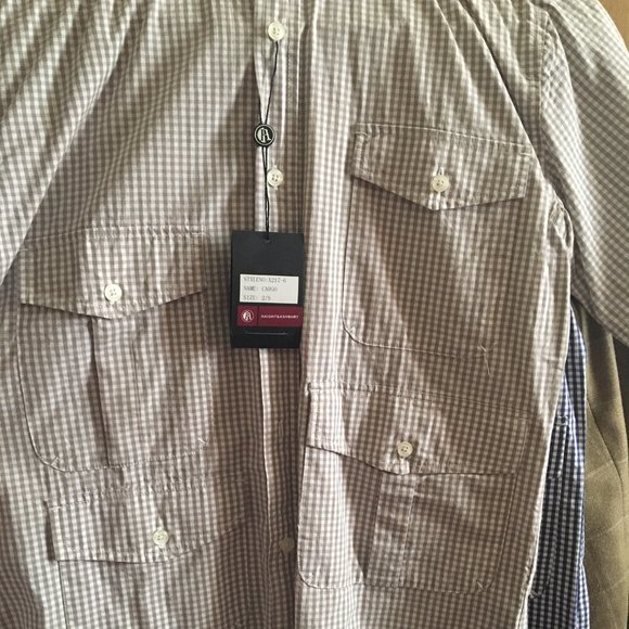 NWT Haight & Ashbury Mens Cargo Button Down Size Small - Picture 4 of 4